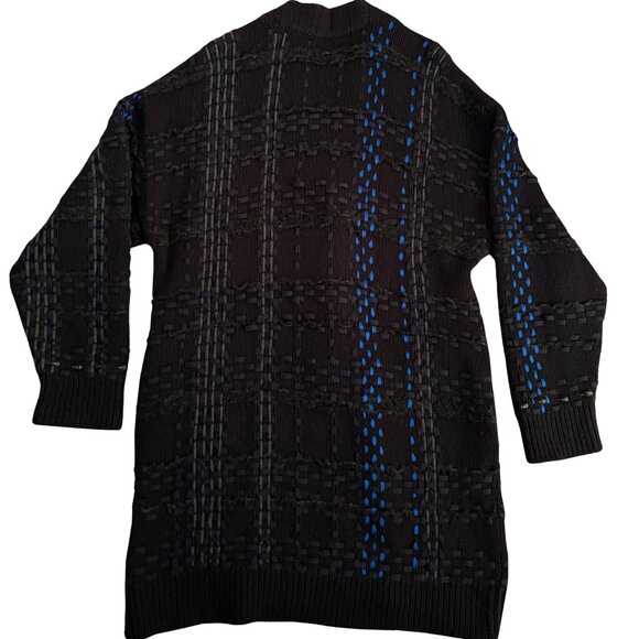 RAG & BONE | Dawson Oversized Cardigan Sweater Coat | Wool Blend | Black | RARE! - Picture 3 of 9